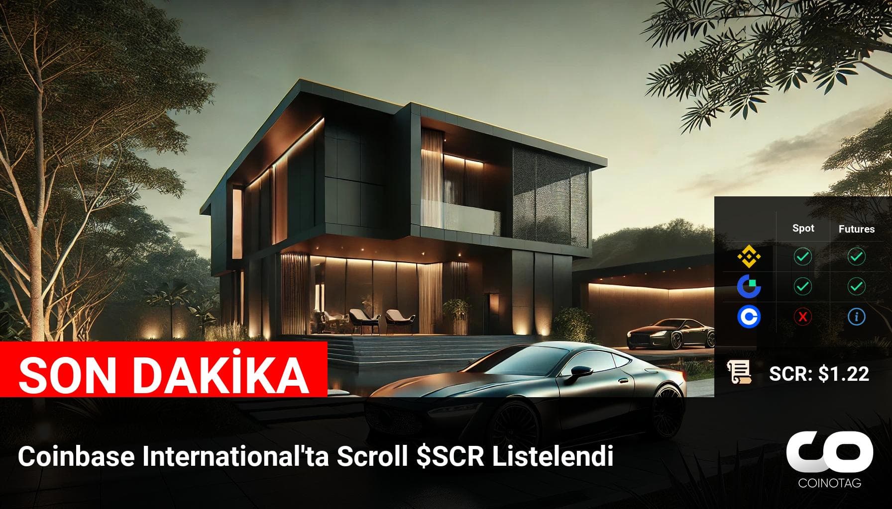 Coinbase International’ta $SCR Listelenmesi ile Scroll (SCR) Fiyatı Olumlu Yönde Etkilenebilir