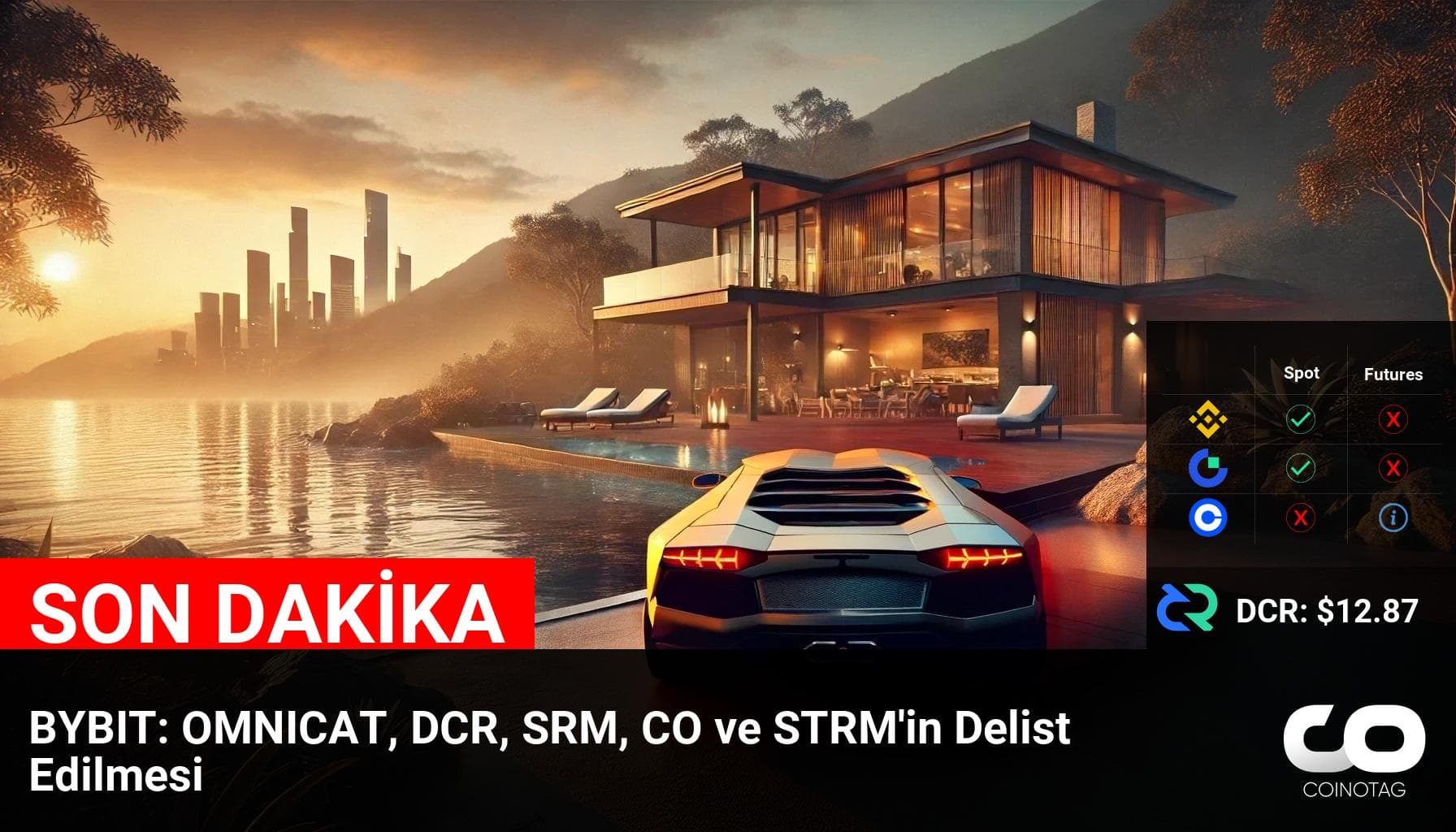 BYBIT’te Listeden Kaldırılan OMNICAT, DCR, SRM, CO ve STRM Coinleri İle İlgili Haber