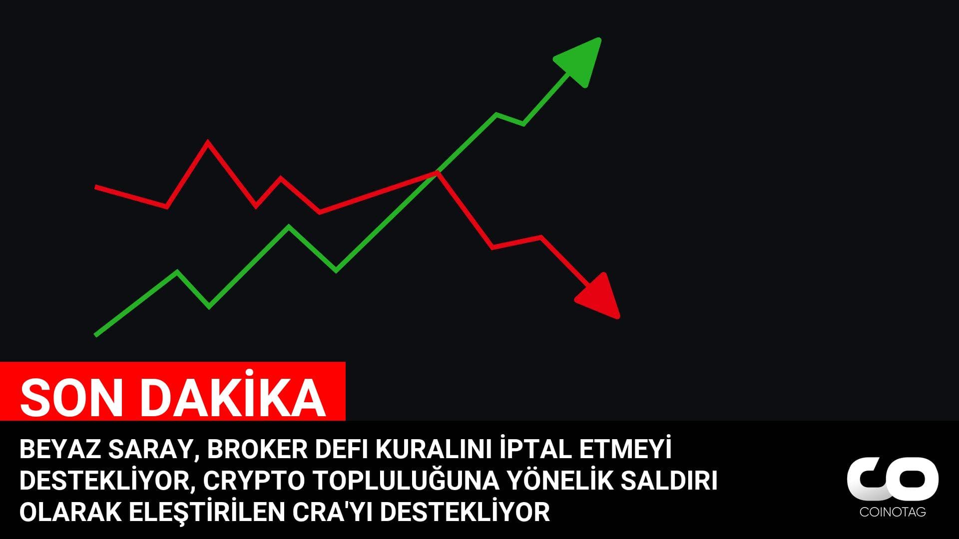 Beyaz Saray, broker DeFi kuralını iptal etmek için CRA’yı destekliyor