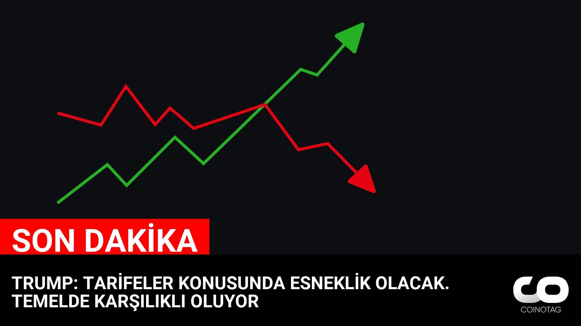 TRUMP: TARİFELER KONUSUNDA ESNEKLİK OLACAK. TEMELDE KARŞILIKLI OLUYOR