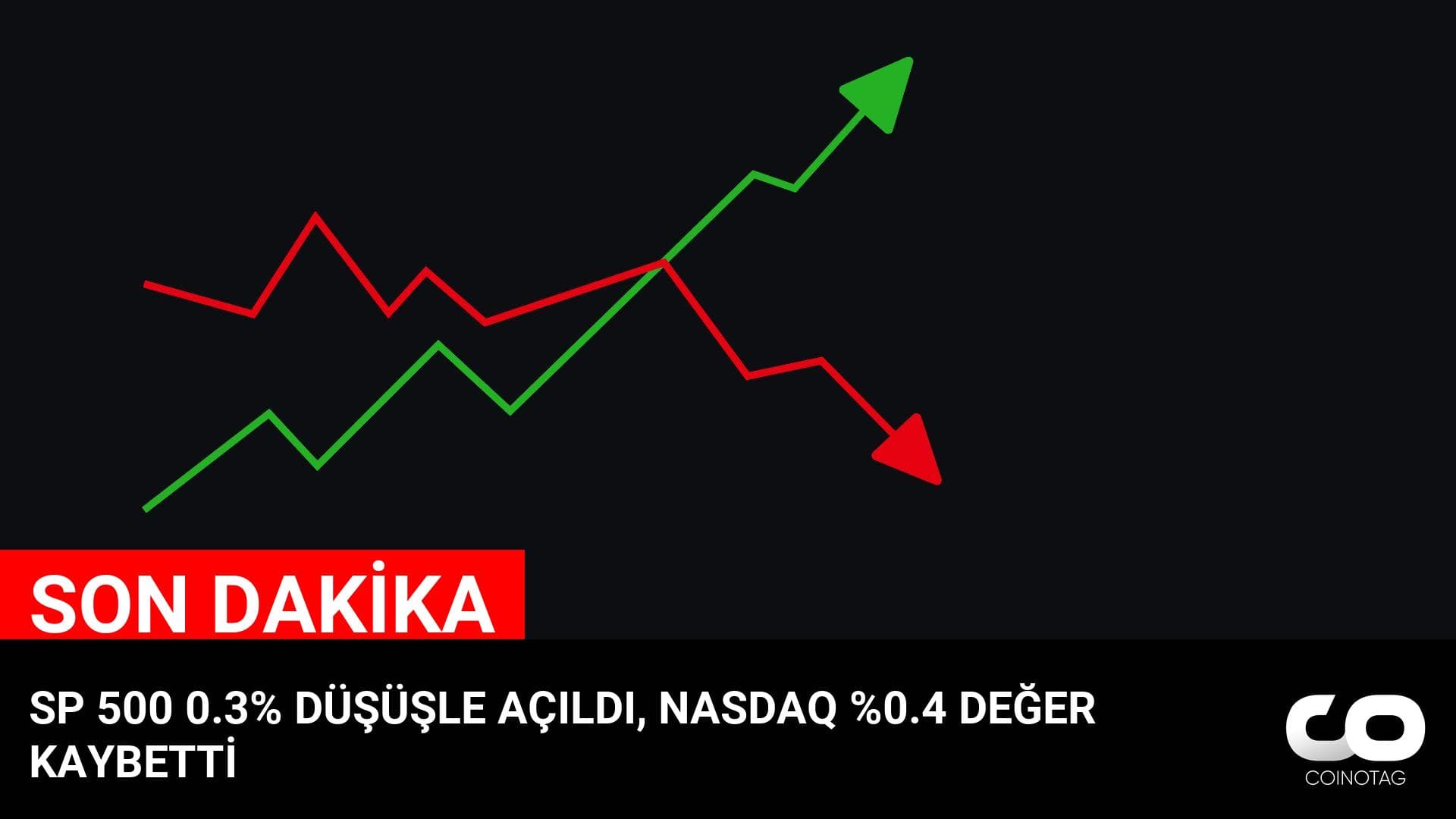 SP 500 0.3% DÜŞÜŞLE AÇILDI, NASDAQ %0.4 DEĞER KAYBETTİ