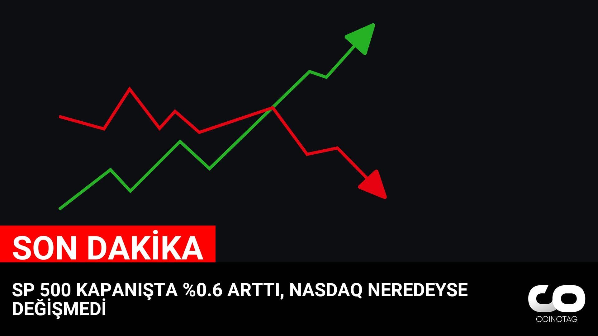 SP 500 KAPANIŞTA %0.6 ARTTI, NASDAQ NEREDEYSE DEĞİŞMEDİ