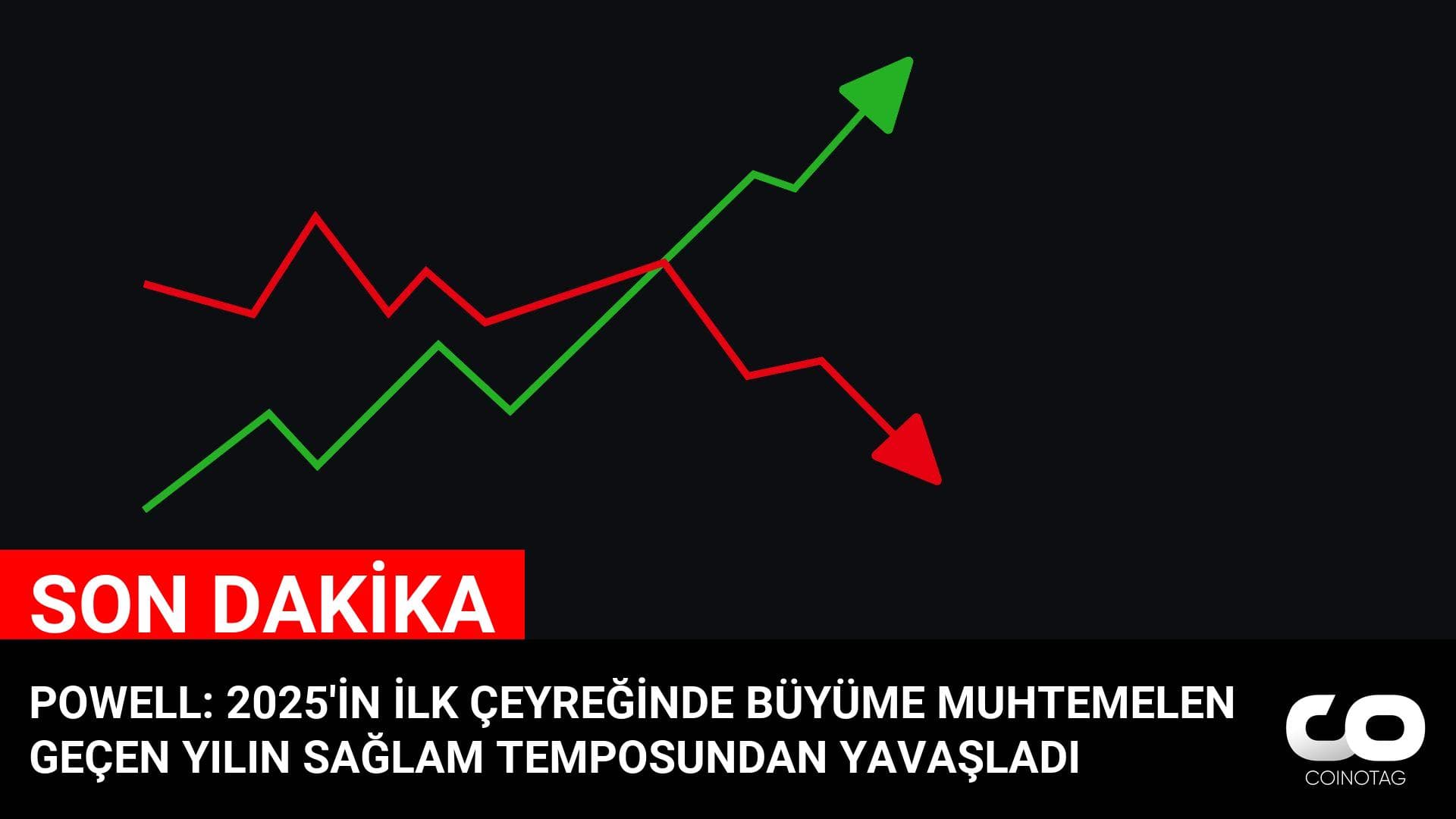 POWELL: 2025’İN İLK ÇEYREĞİNDE BÜYÜME MUHTEMELEN GEÇEN YILIN SAĞLAM TEMPOSUNDAN YAVAŞLADI