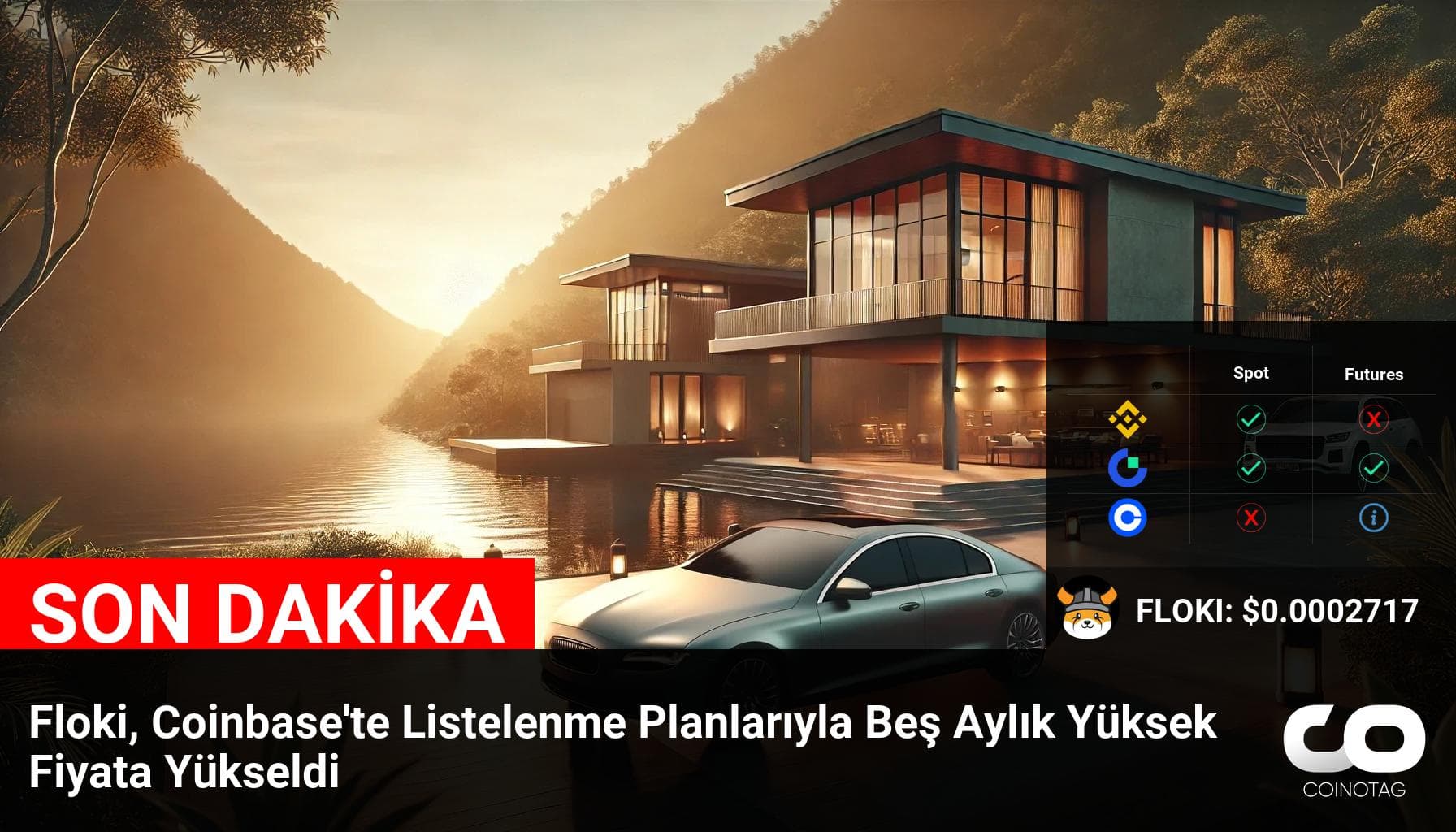 Floki’nin Coinbase Listelenme Planlarıyla Değerlenerek 5 Aylık Yüksek Fiyata Yükselmesi