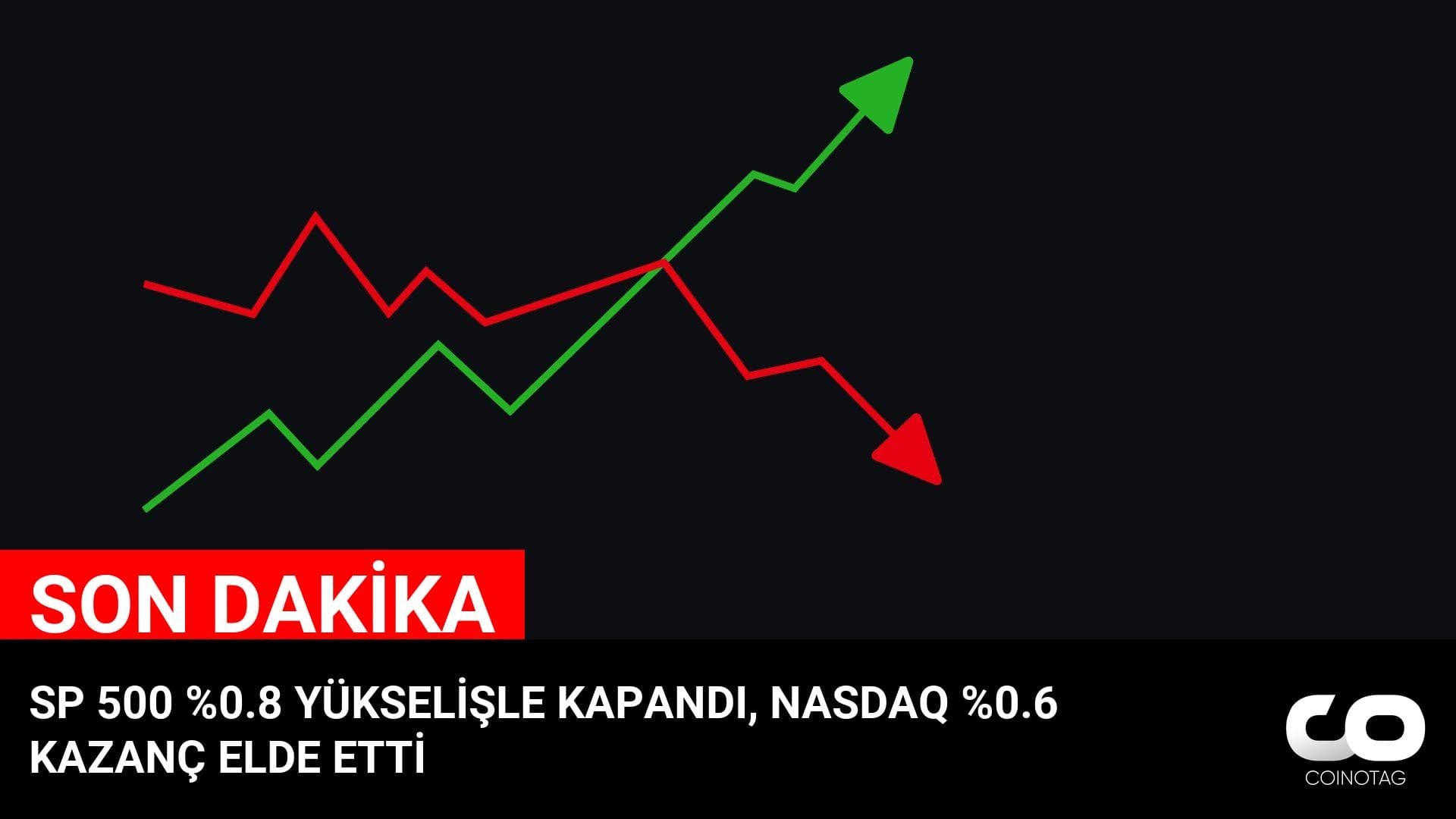SP 500 %0.8 YÜKSELİŞLE KAPANDI, NASDAQ %0.6 KAZANÇ ELDE ETTİ
