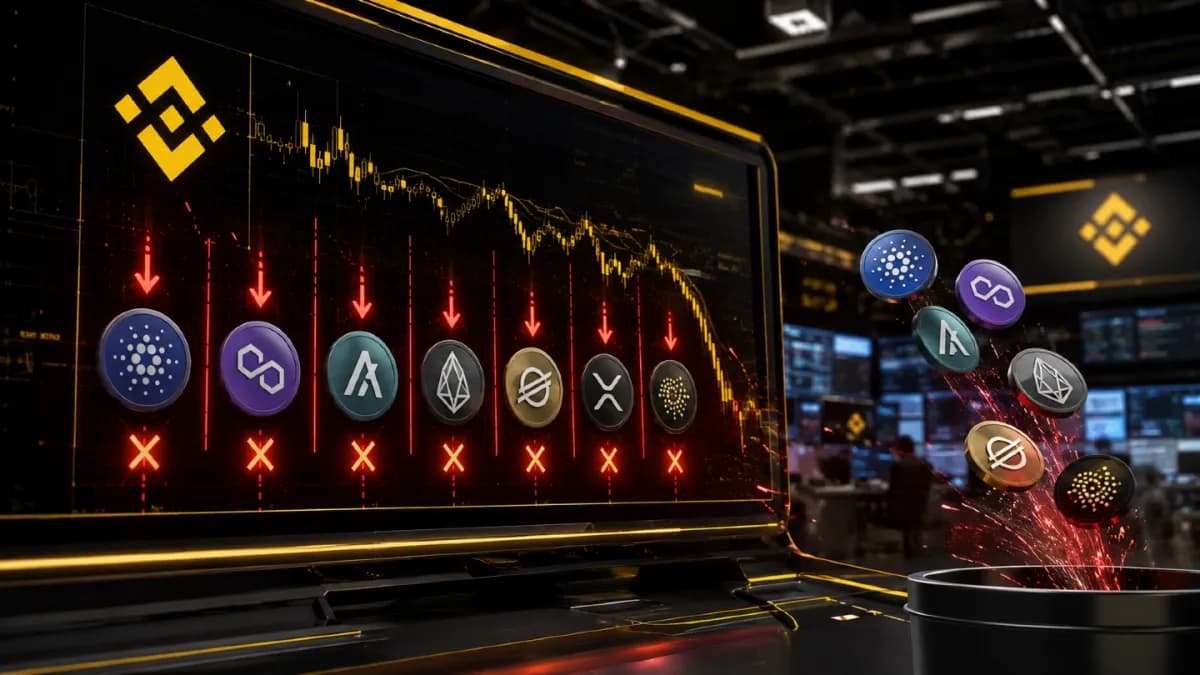 Binance 7 Altcoin Paritesinin Fişini Çekti: Delist Ediyor