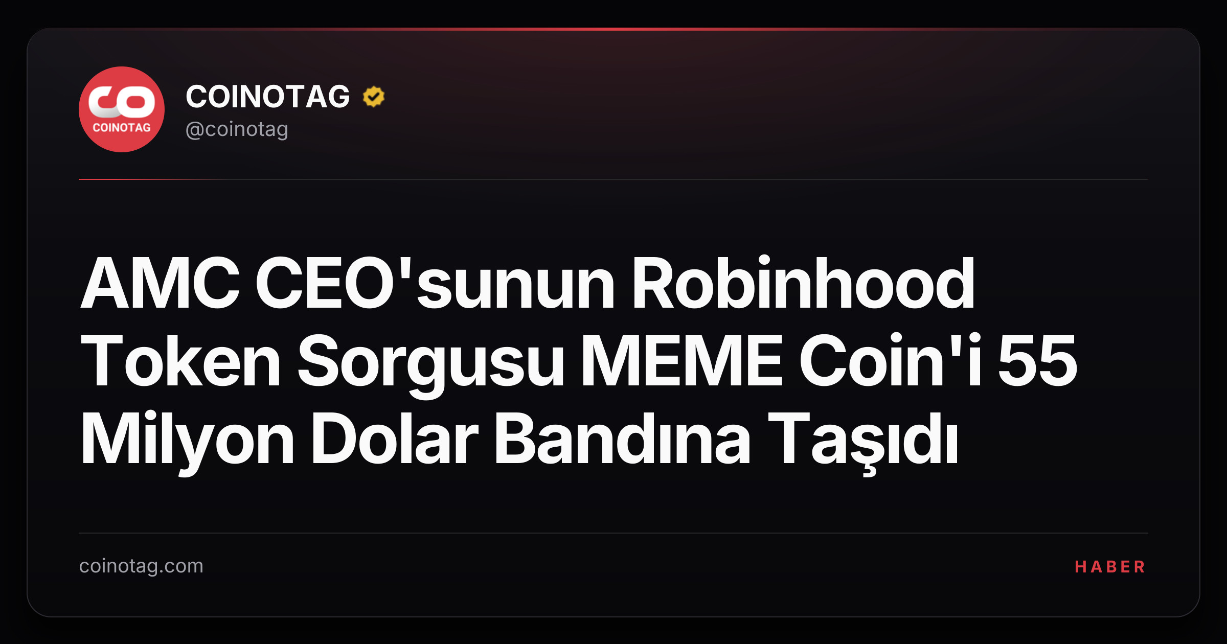 AMC CEO'sunun Robinhood Token Sorgusu MEME Coin'i 55 Milyon Dolar Bandına Taşıdı
