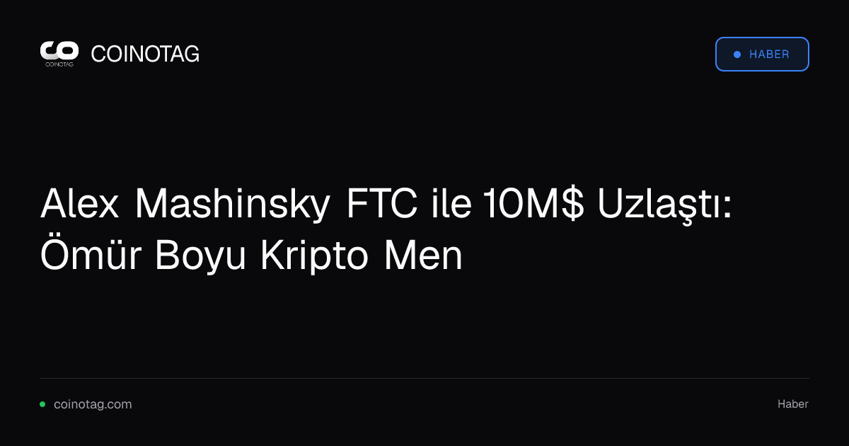 Alex Mashinsky FTC ile 10M$ Uzlaştı: Ömür Boyu Kripto Men