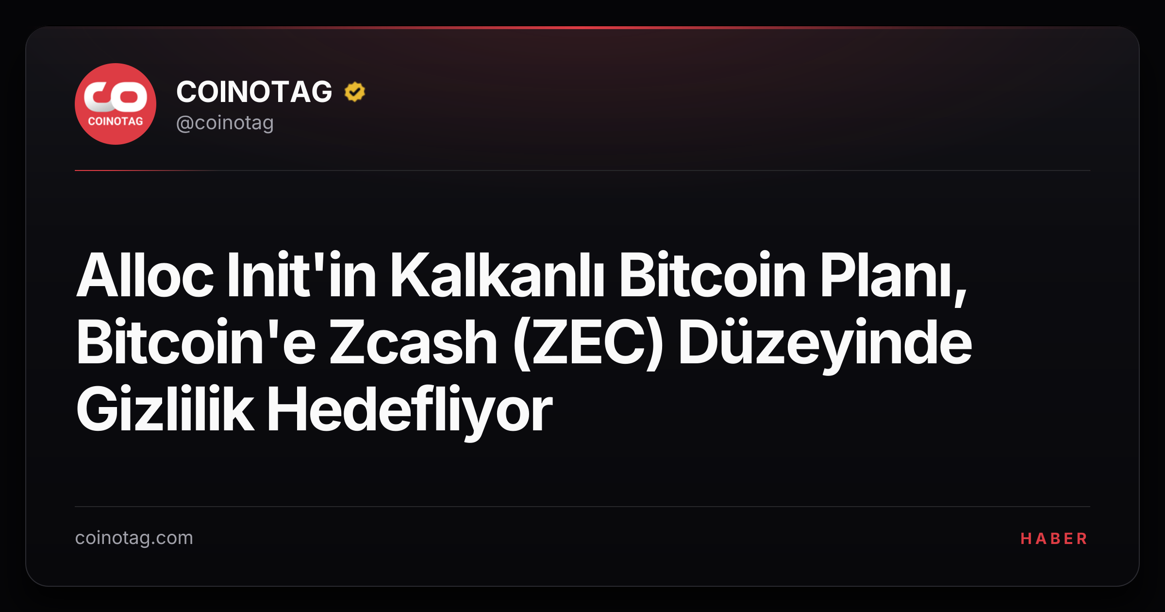 Alloc Init'in Kalkanlı Bitcoin Planı, Bitcoin'e Zcash (ZEC) Düzeyinde Gizlilik Hedefliyor