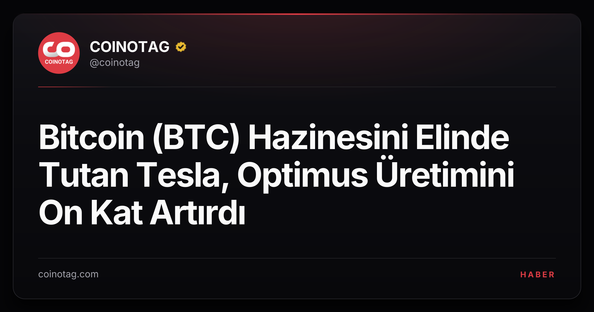 Bitcoin (BTC) Hazinesini Elinde Tutan Tesla, Optimus Üretimini On Kat Artırdı