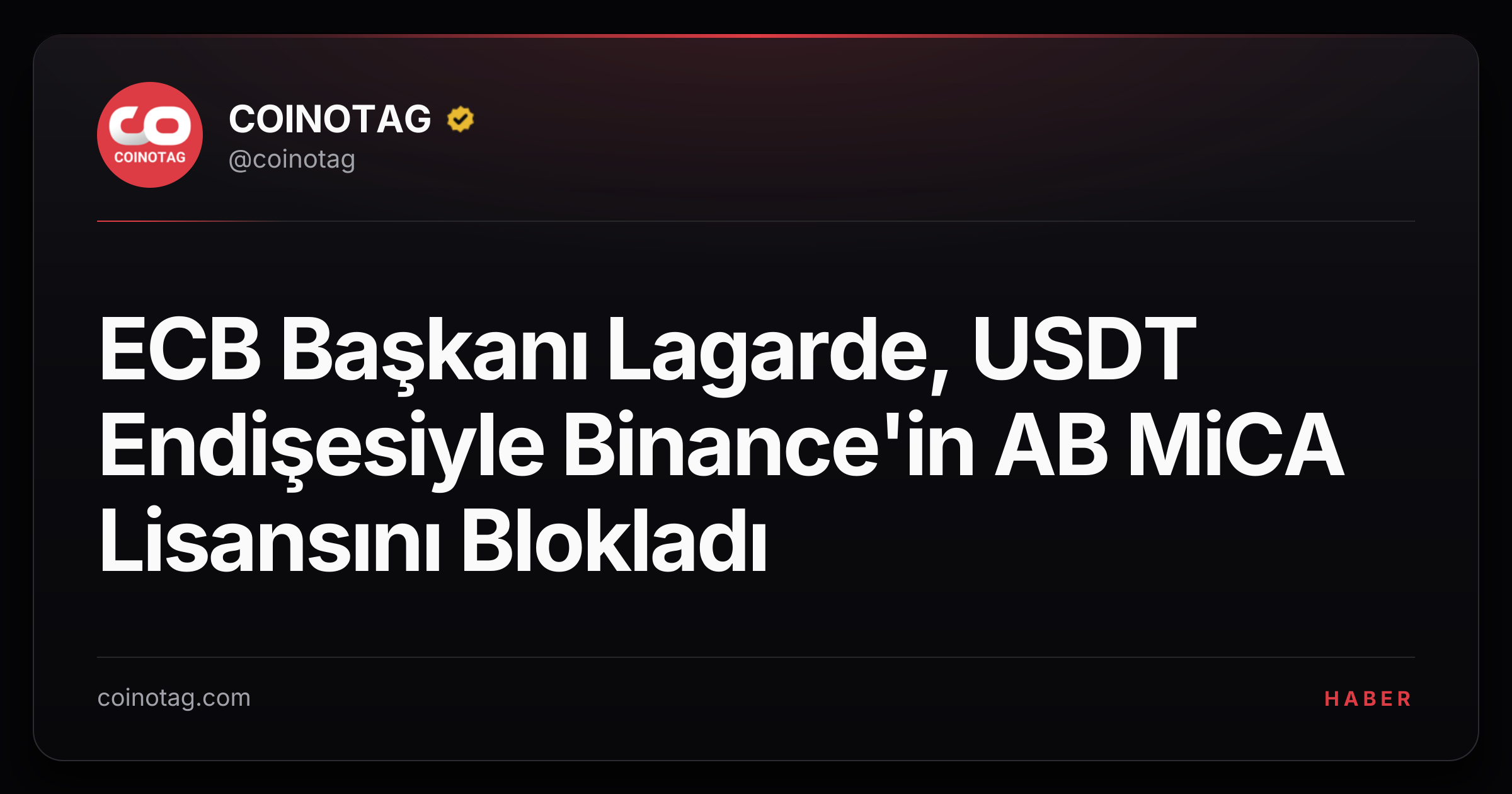 ECB Başkanı Lagarde, USDT Endişesiyle Binance'in AB MiCA Lisansını Blokladı