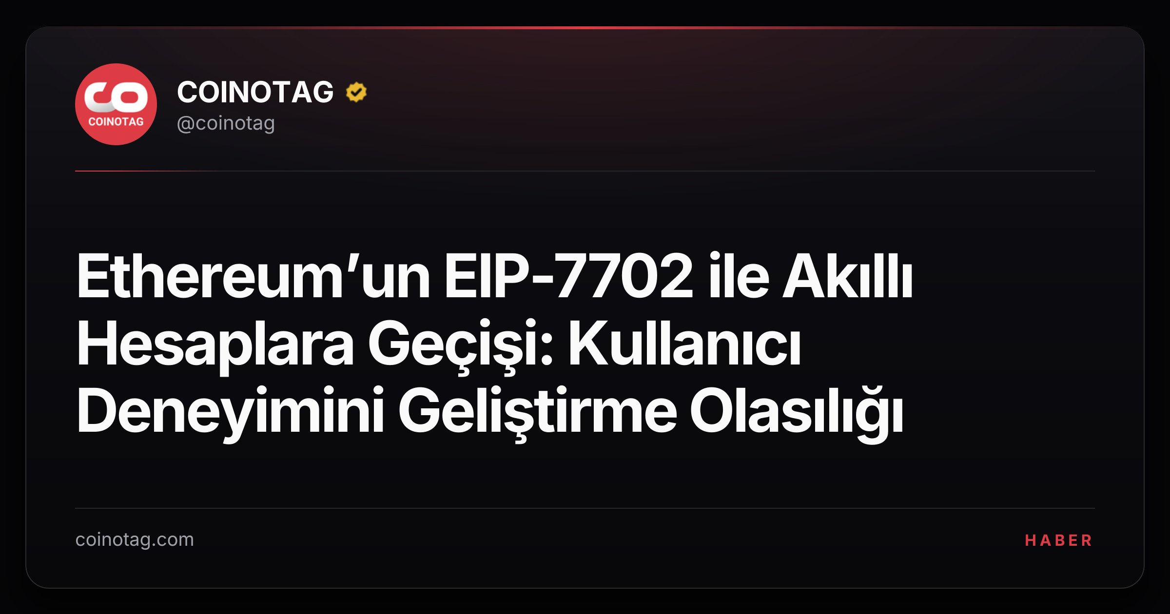 Ethereum’un EIP-7702 ile Akıllı Hesaplara Geçişi: Kullanıcı Deneyimini Geliştirme Olasılığı