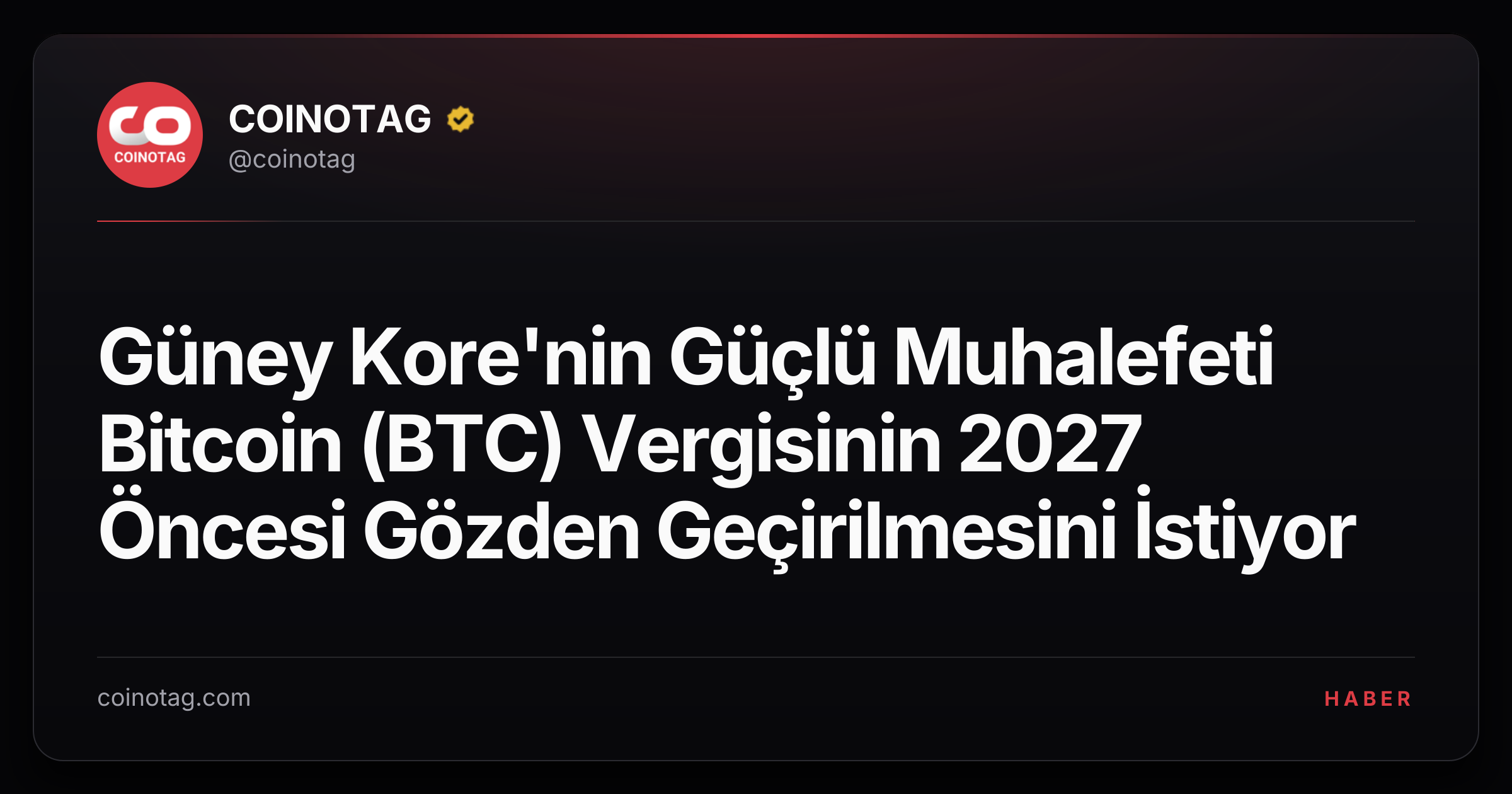Güney Kore'nin Güçlü Muhalefeti Bitcoin (BTC) Vergisinin 2027 Öncesi Gözden Geçirilmesini İstiyor