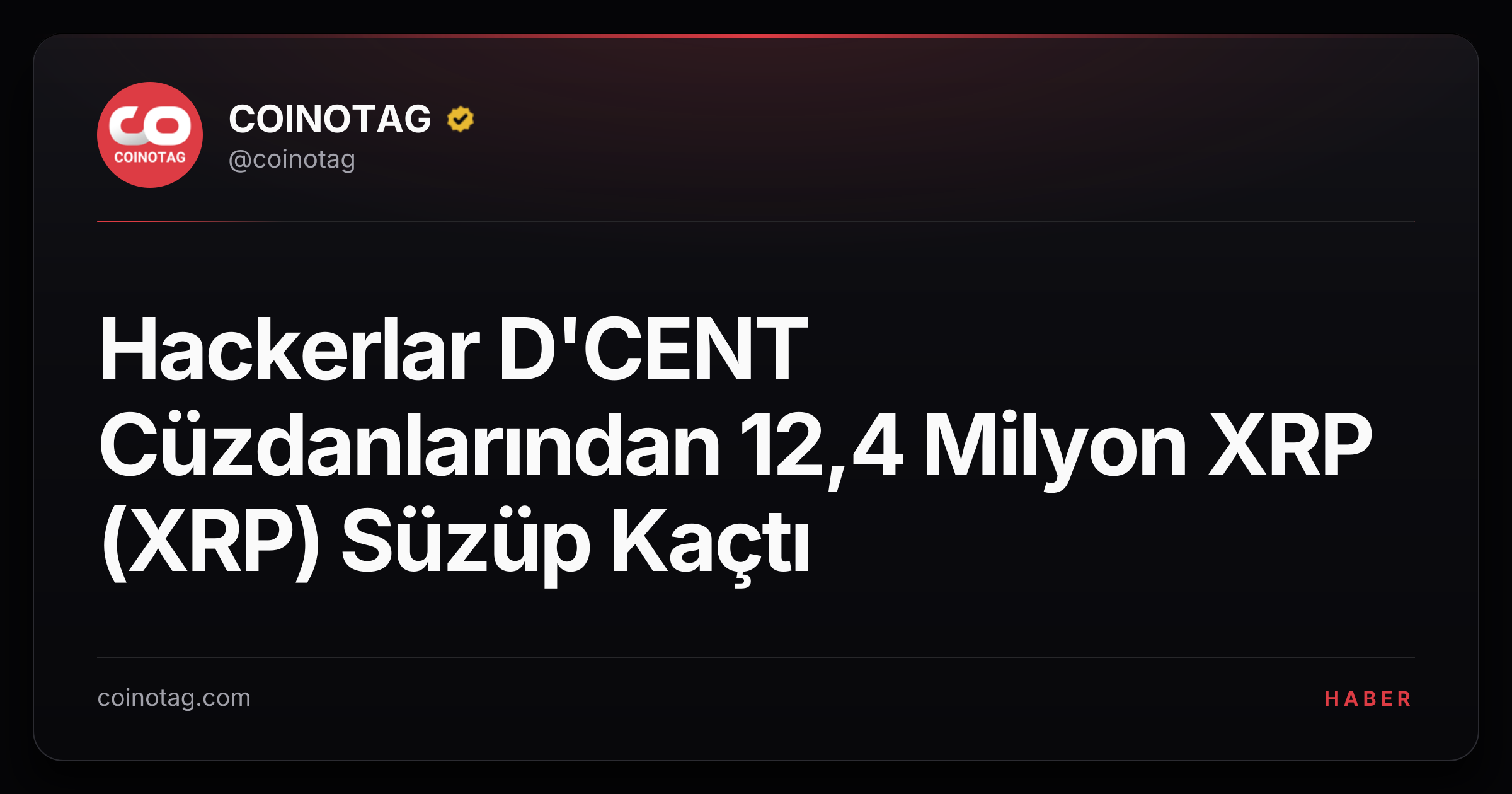 Hackerlar D'CENT Cüzdanlarından 12,4 Milyon XRP (XRP) Süzüp Kaçtı