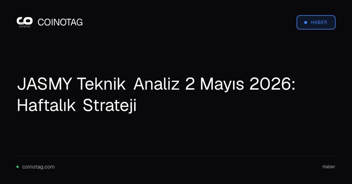 JASMY Teknik Analiz 2 Mayıs 2026: Haftalık Strateji