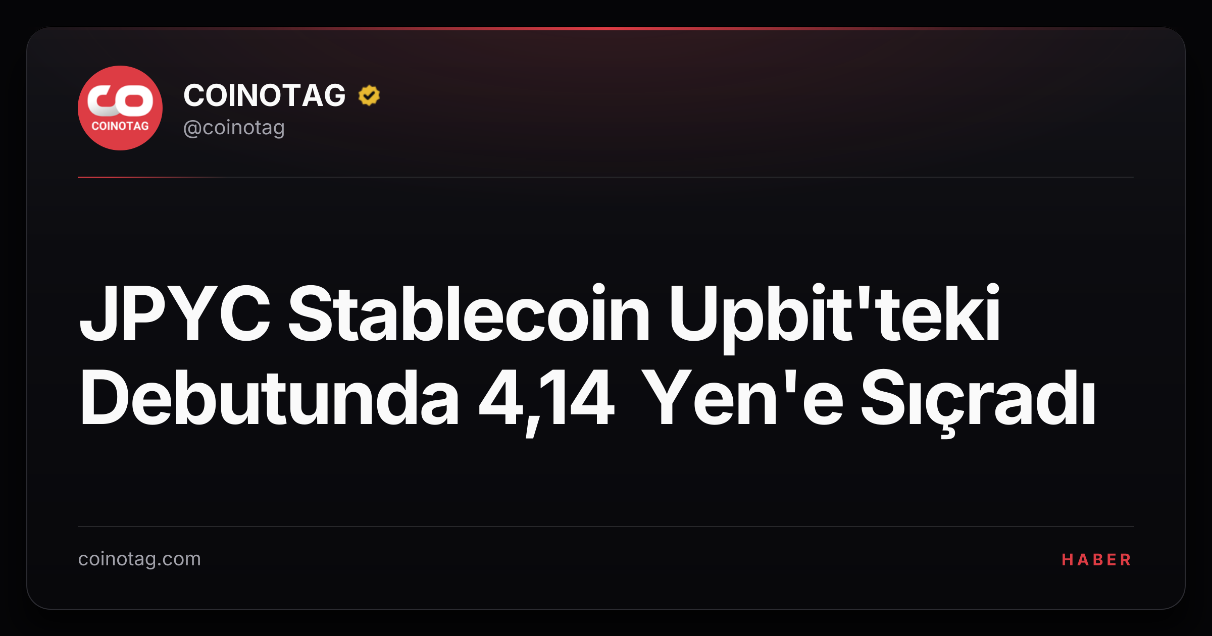 JPYC Stablecoin Upbit'teki Debutunda 4,14 Yen'e Sıçradı