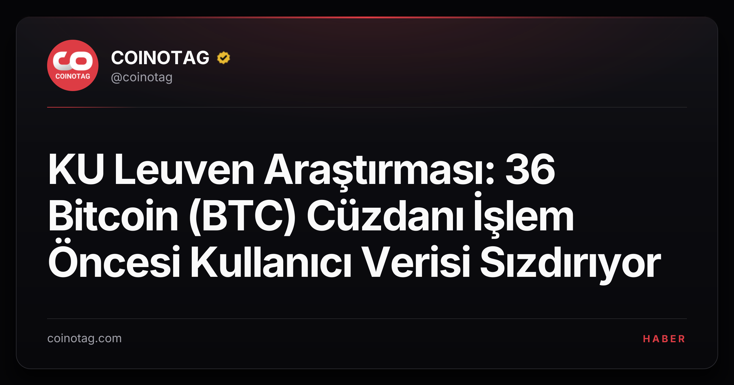 KU Leuven Araştırması: 36 Bitcoin (BTC) Cüzdanı İşlem Öncesi Kullanıcı Verisi Sızdırıyor