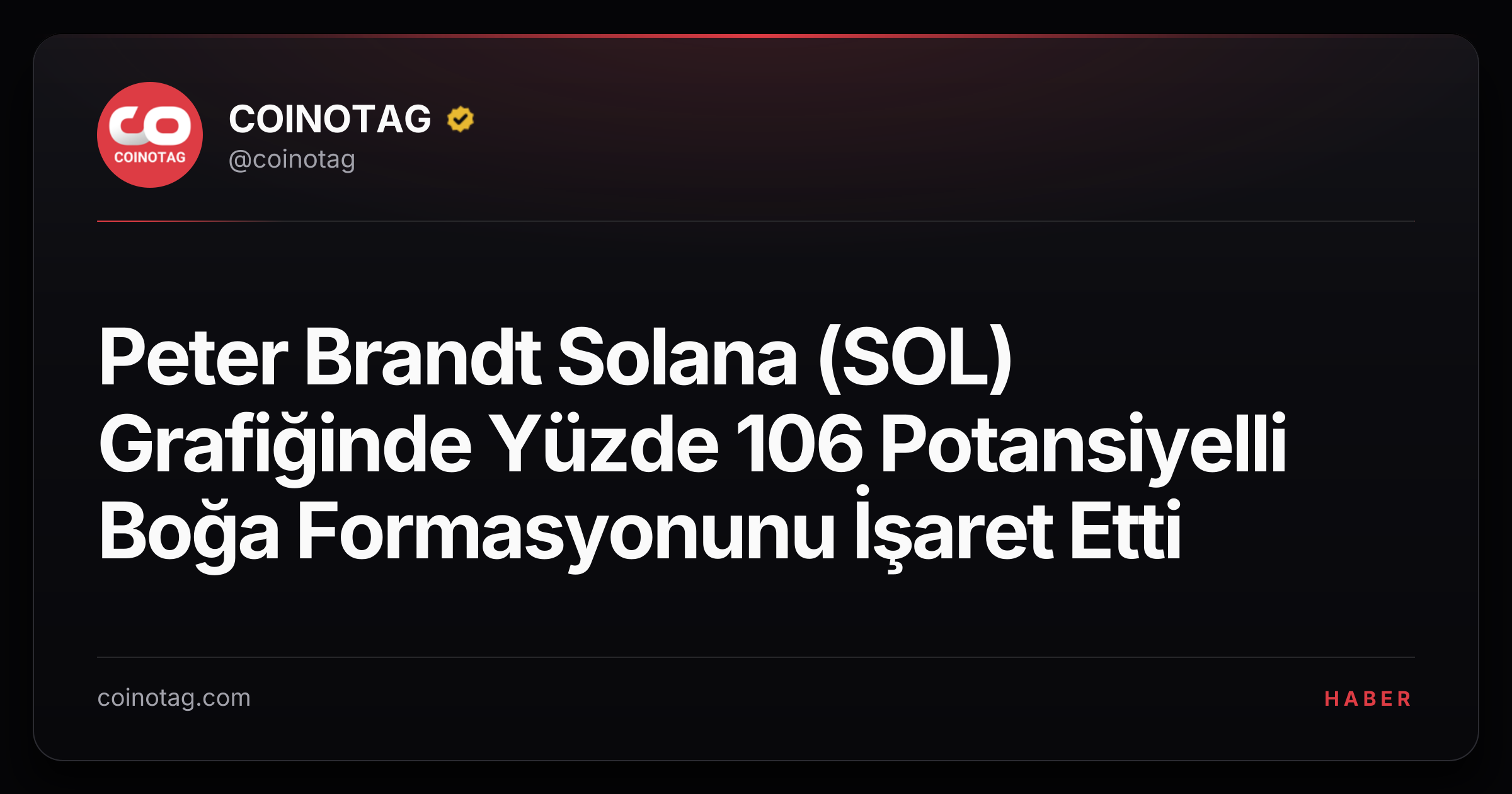 Peter Brandt Solana (SOL) Grafiğinde Yüzde 106 Potansiyelli Boğa Formasyonunu İşaret Etti