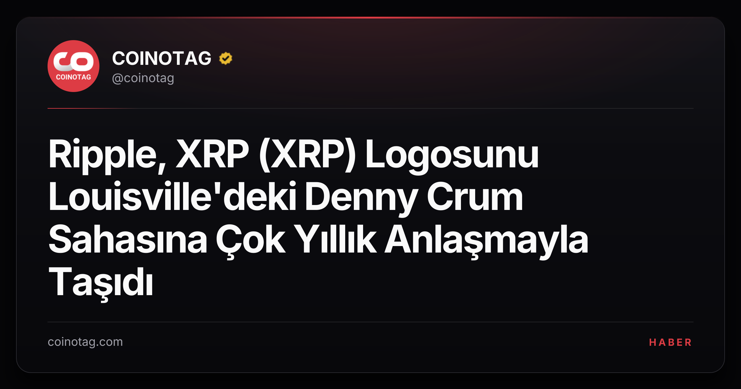 Ripple, XRP (XRP) Logosunu Louisville'deki Denny Crum Sahasına Çok Yıllık Anlaşmayla Taşıdı