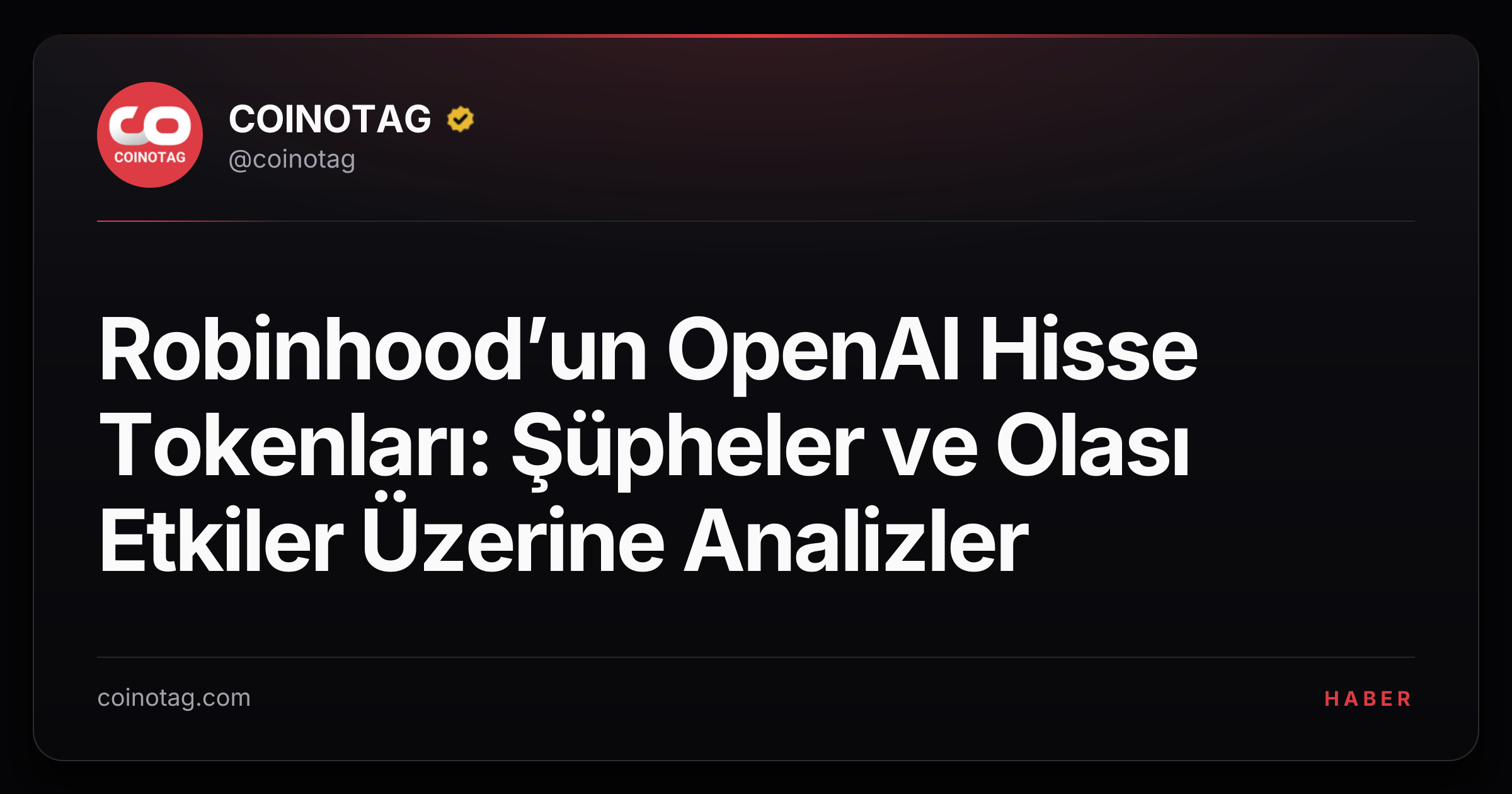 Robinhood’un OpenAI Hisse Tokenları: Şüpheler ve Olası Etkiler Üzerine Analizler