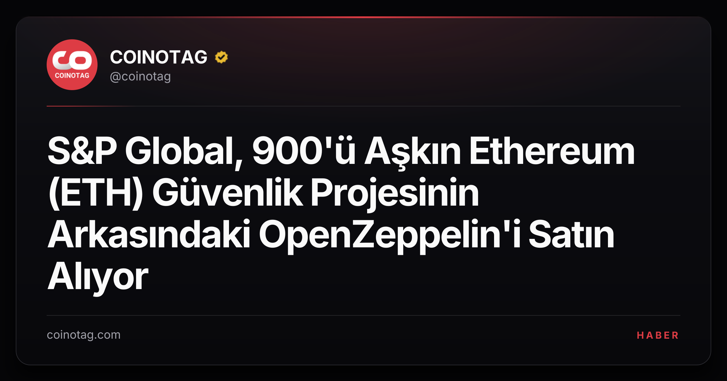 S&P Global, 900'ü Aşkın Ethereum (ETH) Güvenlik Projesinin Arkasındaki OpenZeppelin'i Satın Alıyor