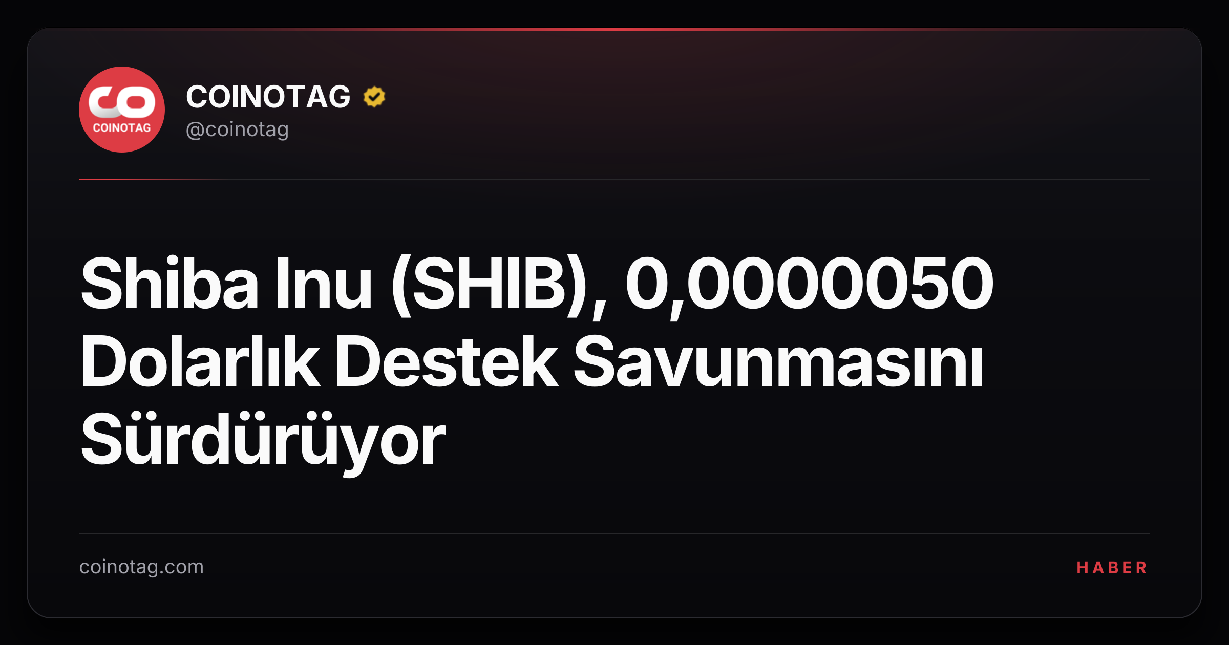Shiba Inu (SHIB), 0,0000050 Dolarlık Destek Savunmasını Sürdürüyor