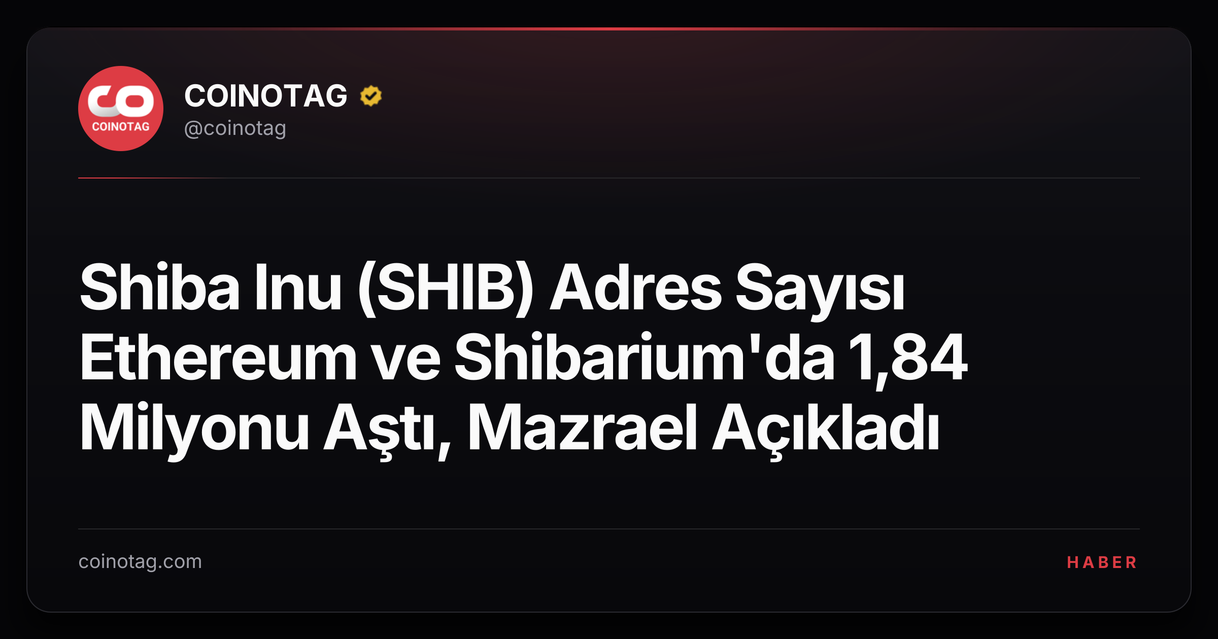 Shiba Inu (SHIB) Adres Sayısı Ethereum ve Shibarium'da 1,84 Milyonu Aştı, Mazrael Açıkladı