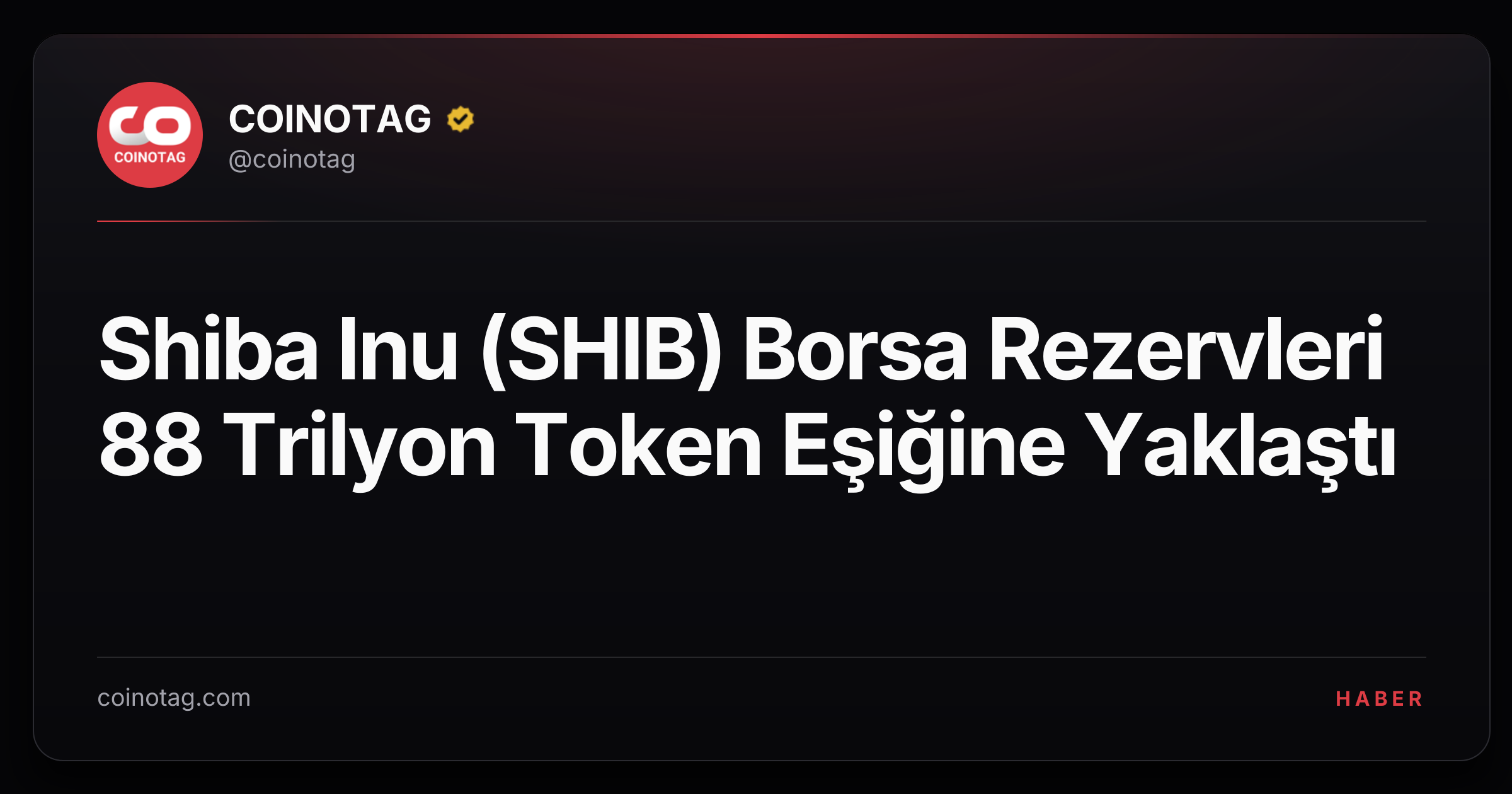 Shiba Inu (SHIB) Borsa Rezervleri 88 Trilyon Token Eşiğine Yaklaştı