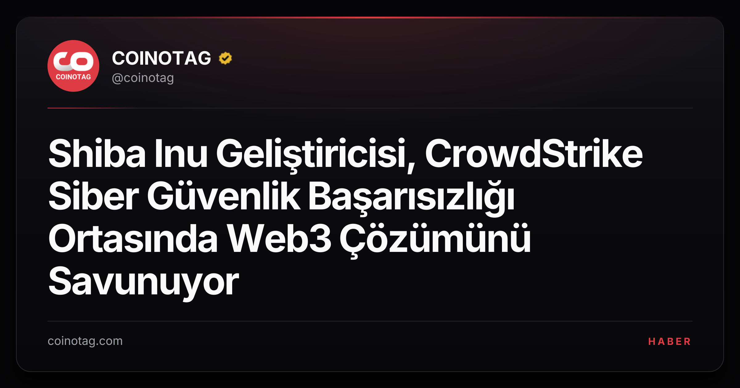 Shiba Inu Geliştiricisi, CrowdStrike Siber Güvenlik Başarısızlığı Ortasında Web3 Çözümünü Savunuyor