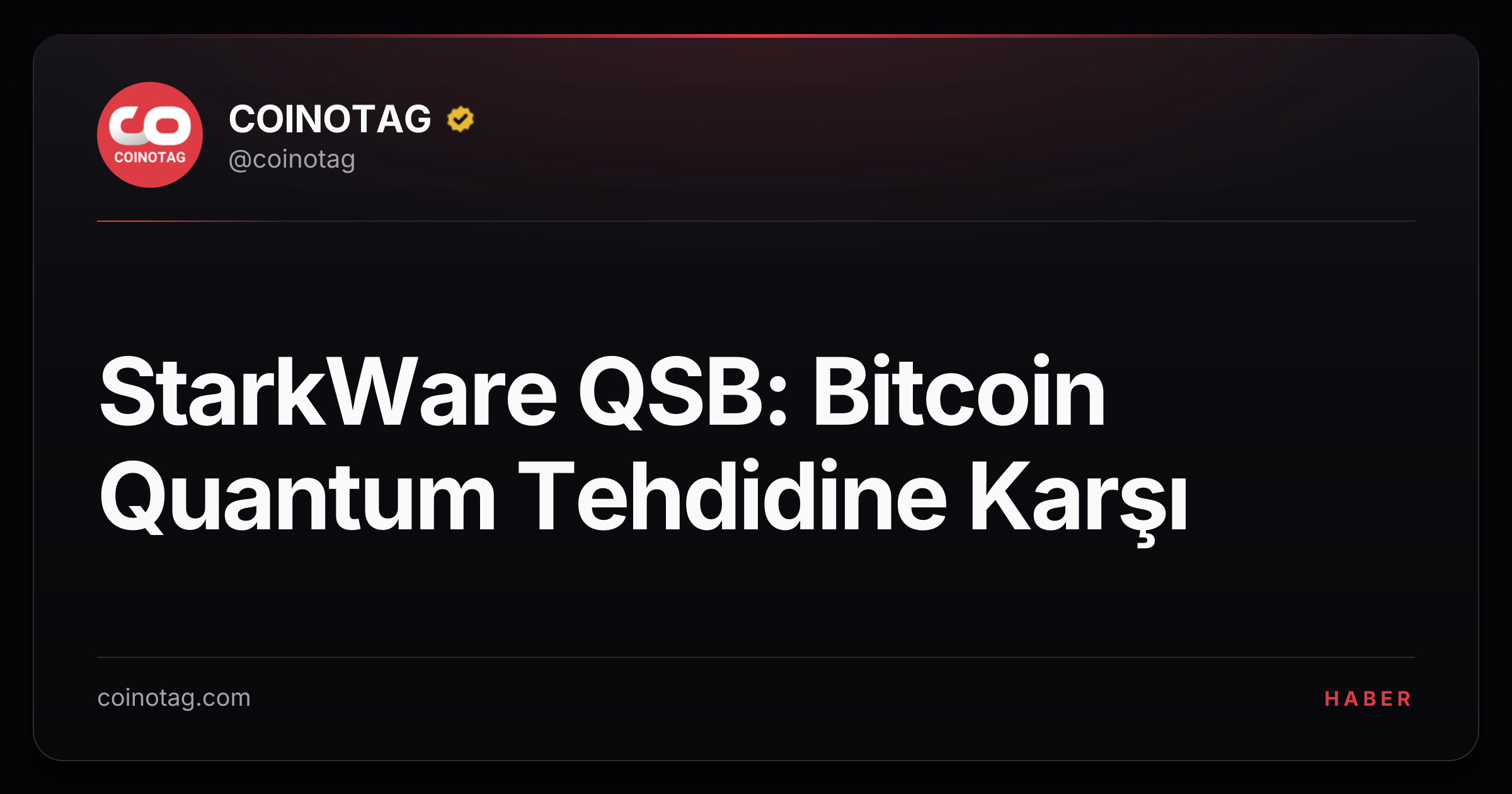 StarkWare QSB: Bitcoin Quantum Tehdidine Karşı
