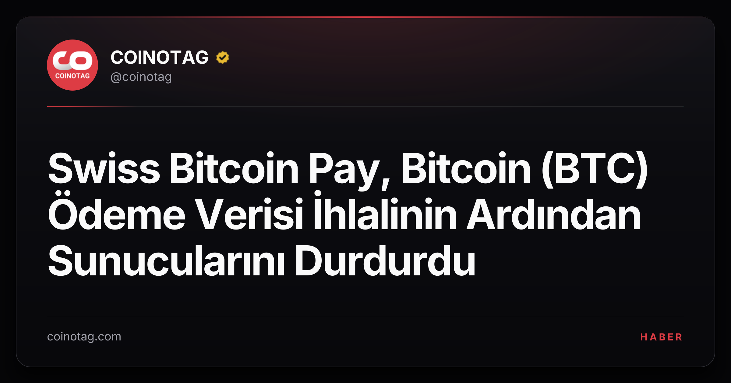 Swiss Bitcoin Pay, Bitcoin (BTC) Ödeme Verisi İhlalinin Ardından Sunucularını Durdurdu