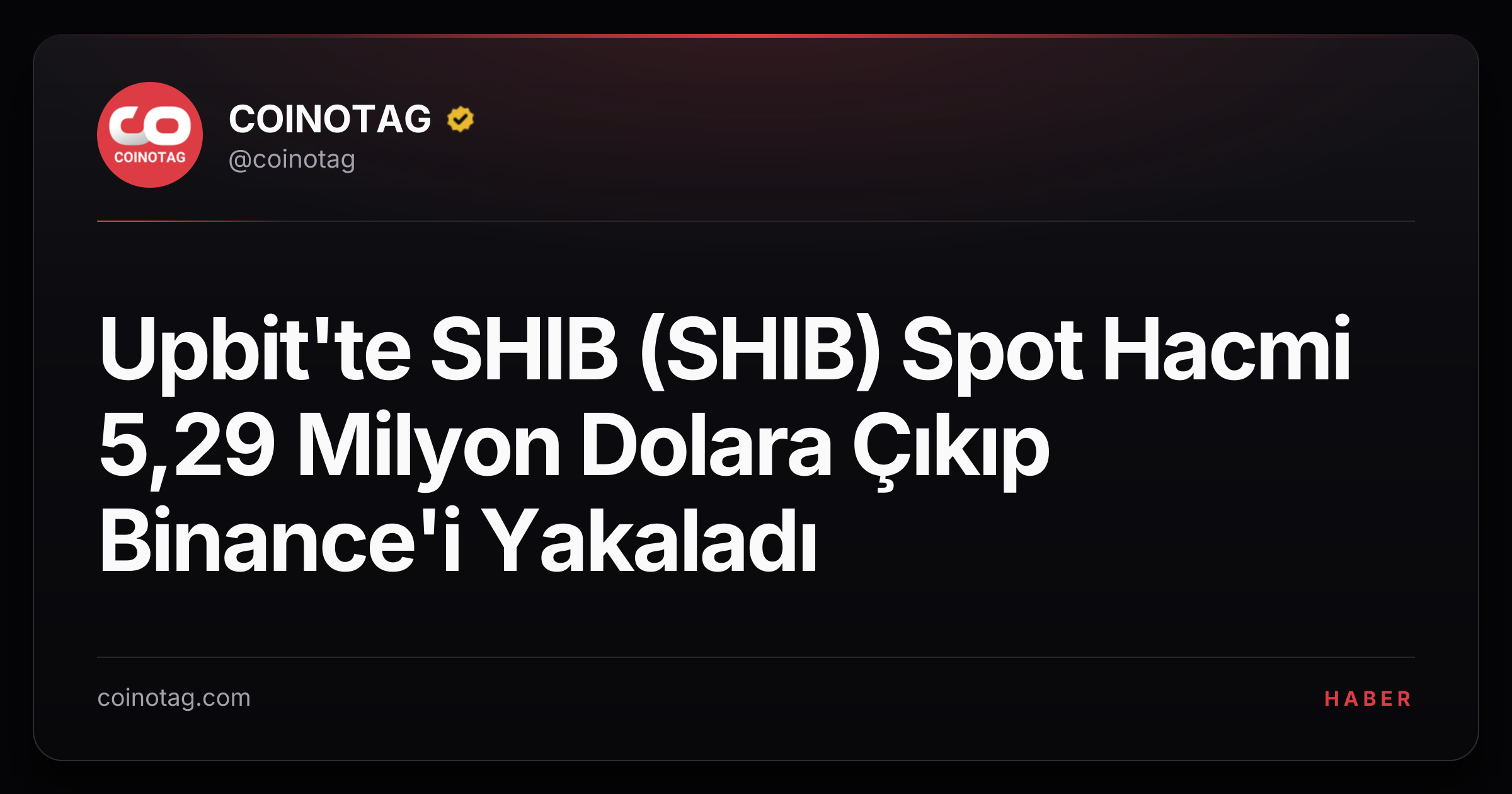Upbit'te SHIB (SHIB) Spot Hacmi 5,29 Milyon Dolara Çıkıp Binance'i Yakaladı