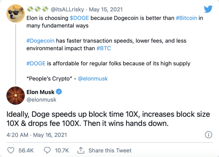 Dogecoin Elon Musk Vizyonu