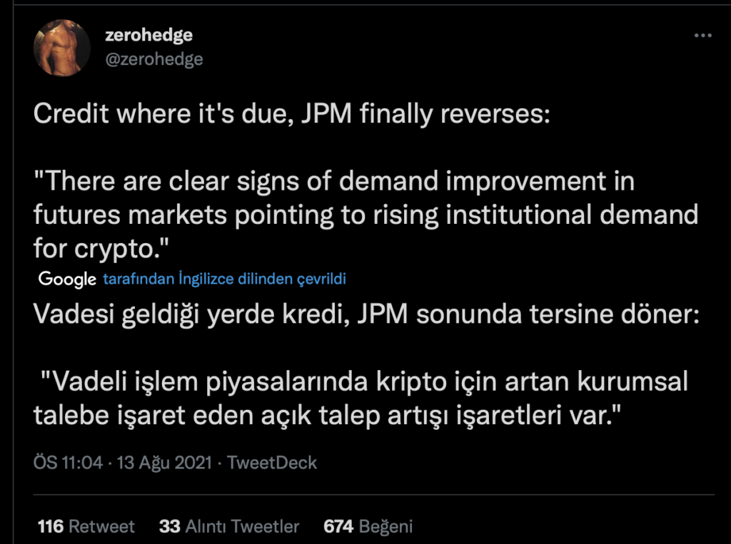 JPMorgan Bitcoin ve Ethereum iddiası