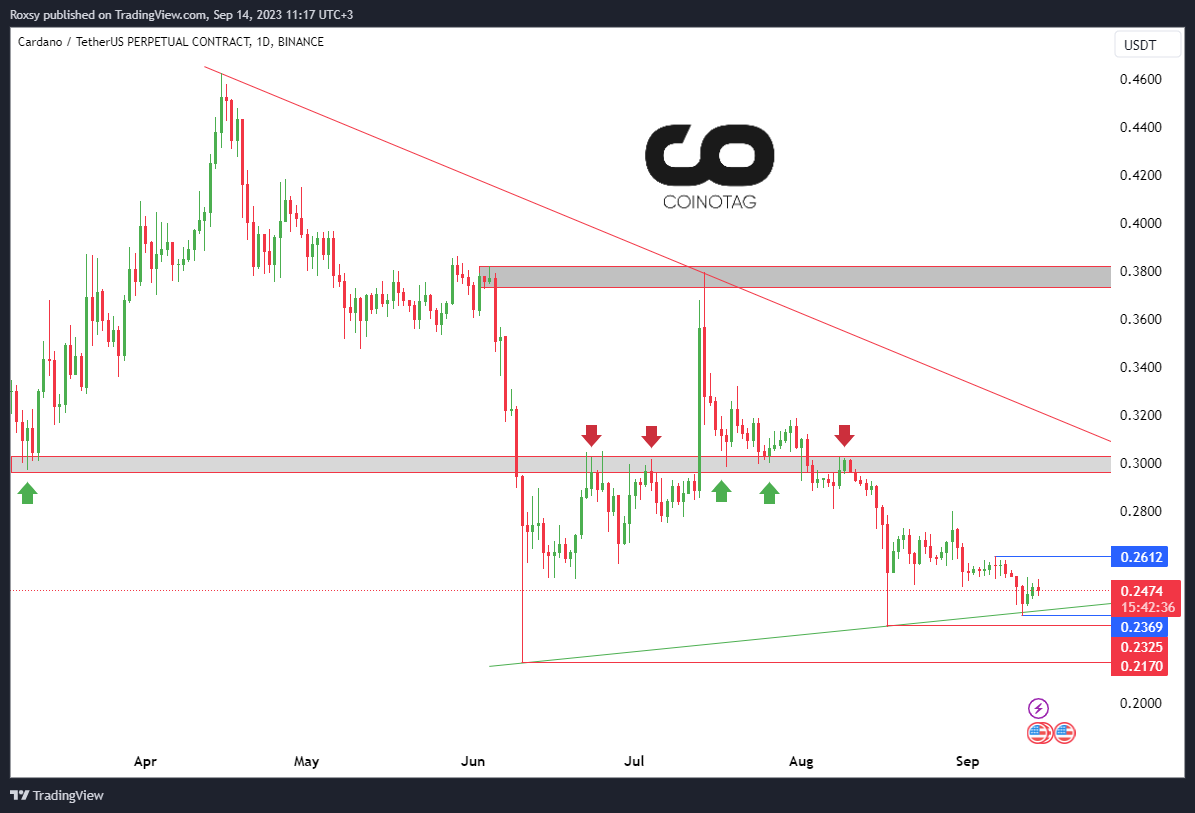 Günlük ADA/USD Fiyat Grafiği