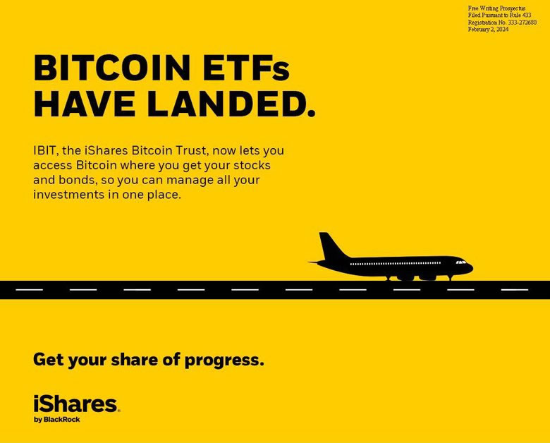 Blackrock Bitcoin ETF Reklamı
